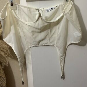 Fashion Nova White Corset Top